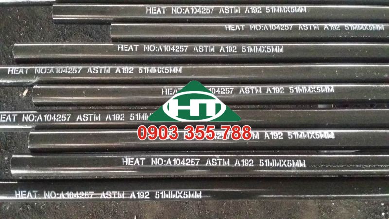 THÉP ỐNG ĐÚC TIÊU CHUẨN ASTM A192 DÙNG CHO NỒI HƠI, CHỊU ÁP LỰC